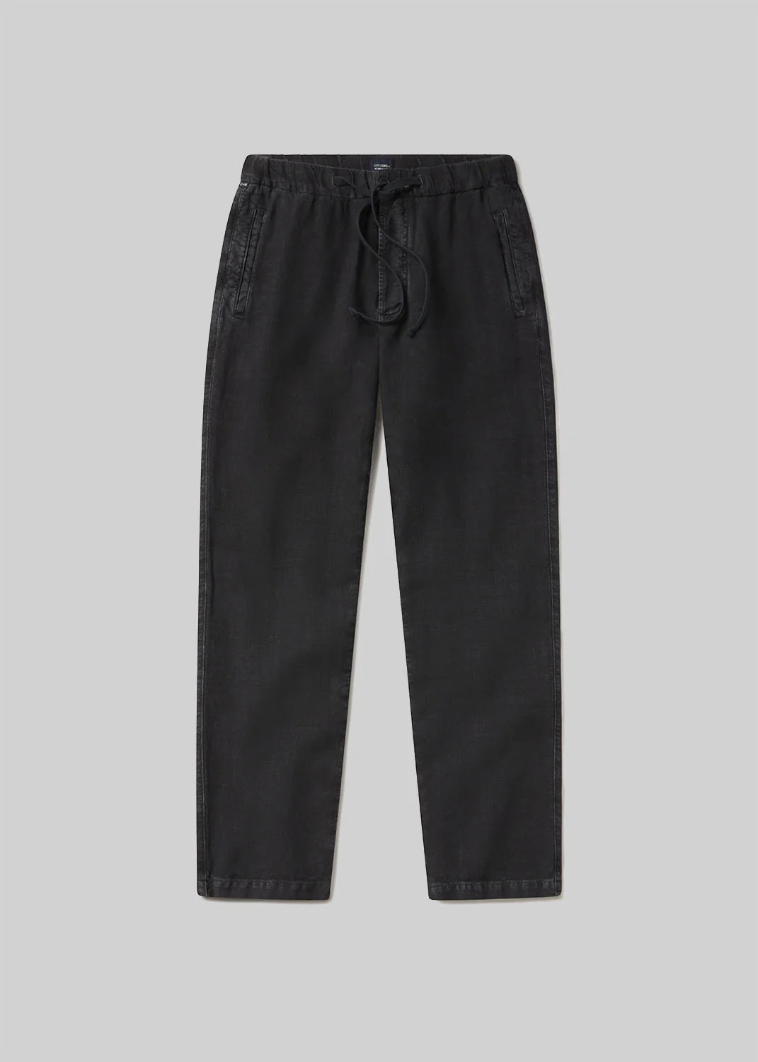 Drawstring deck pant WASHED BLACK