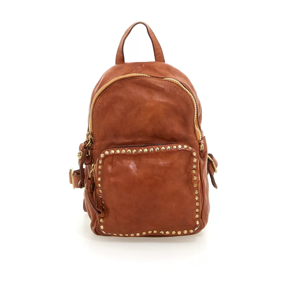 Small backpack COGNAC