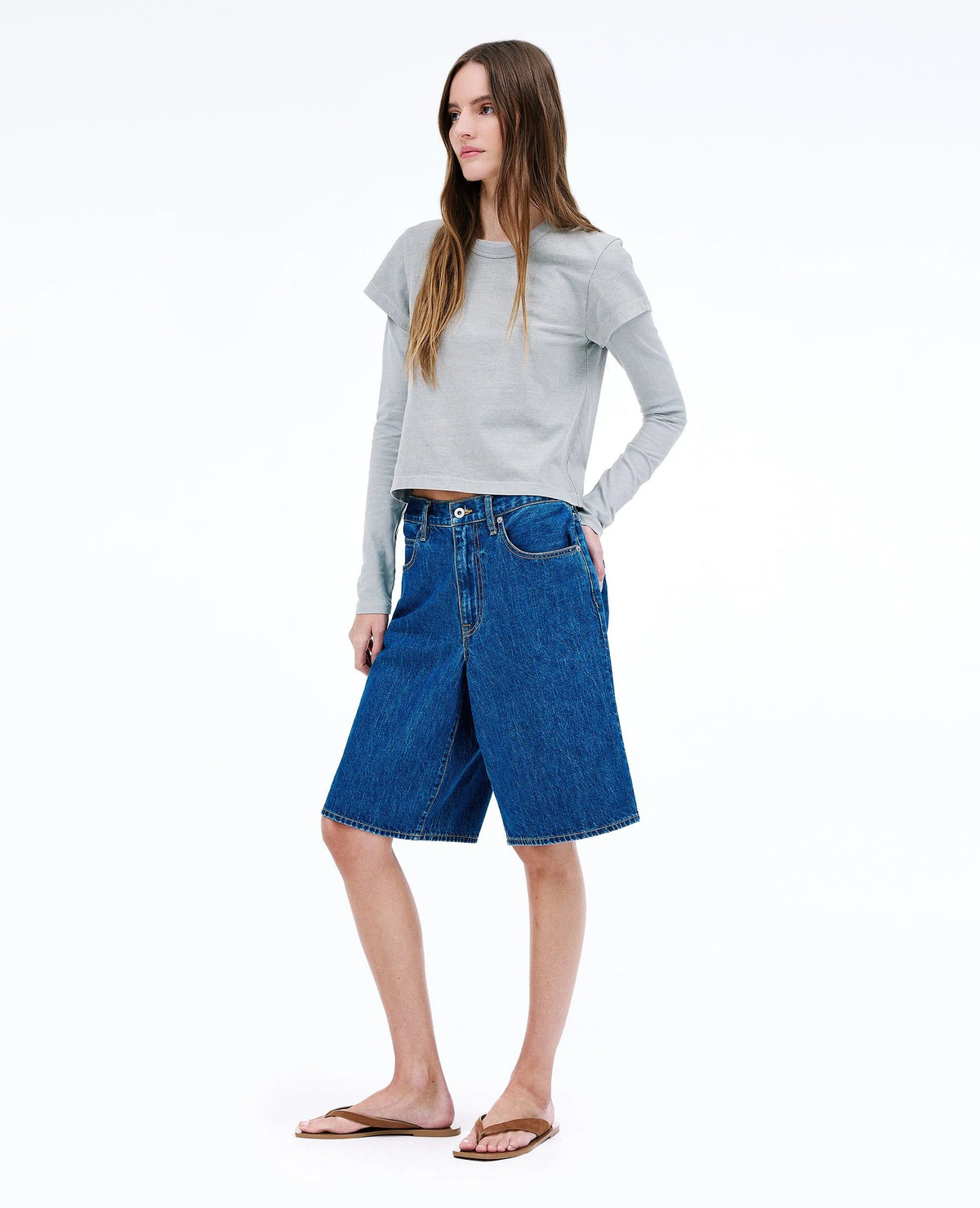 Baggy short willow BLUE