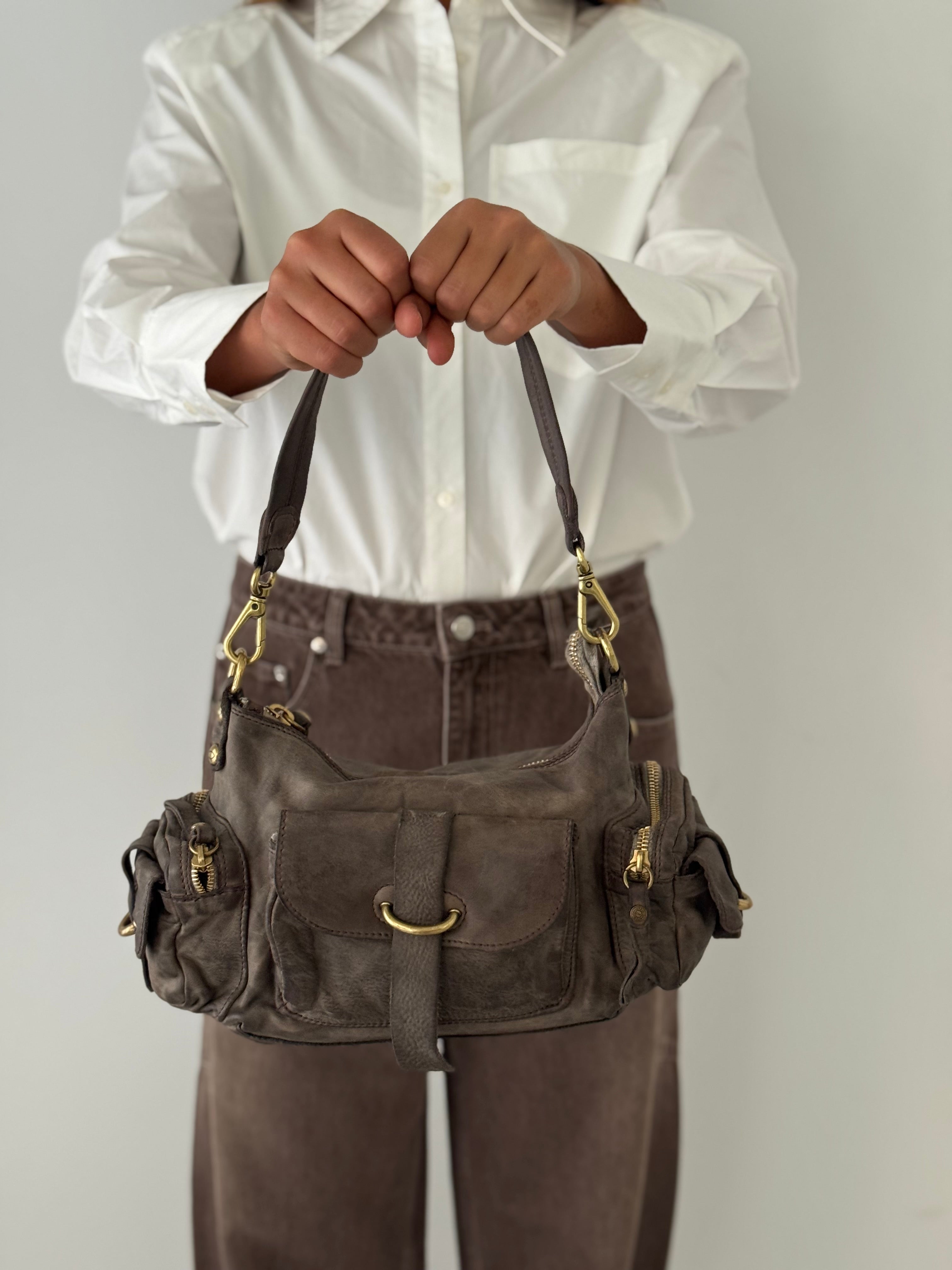 Elda shoulder bag CEMENT