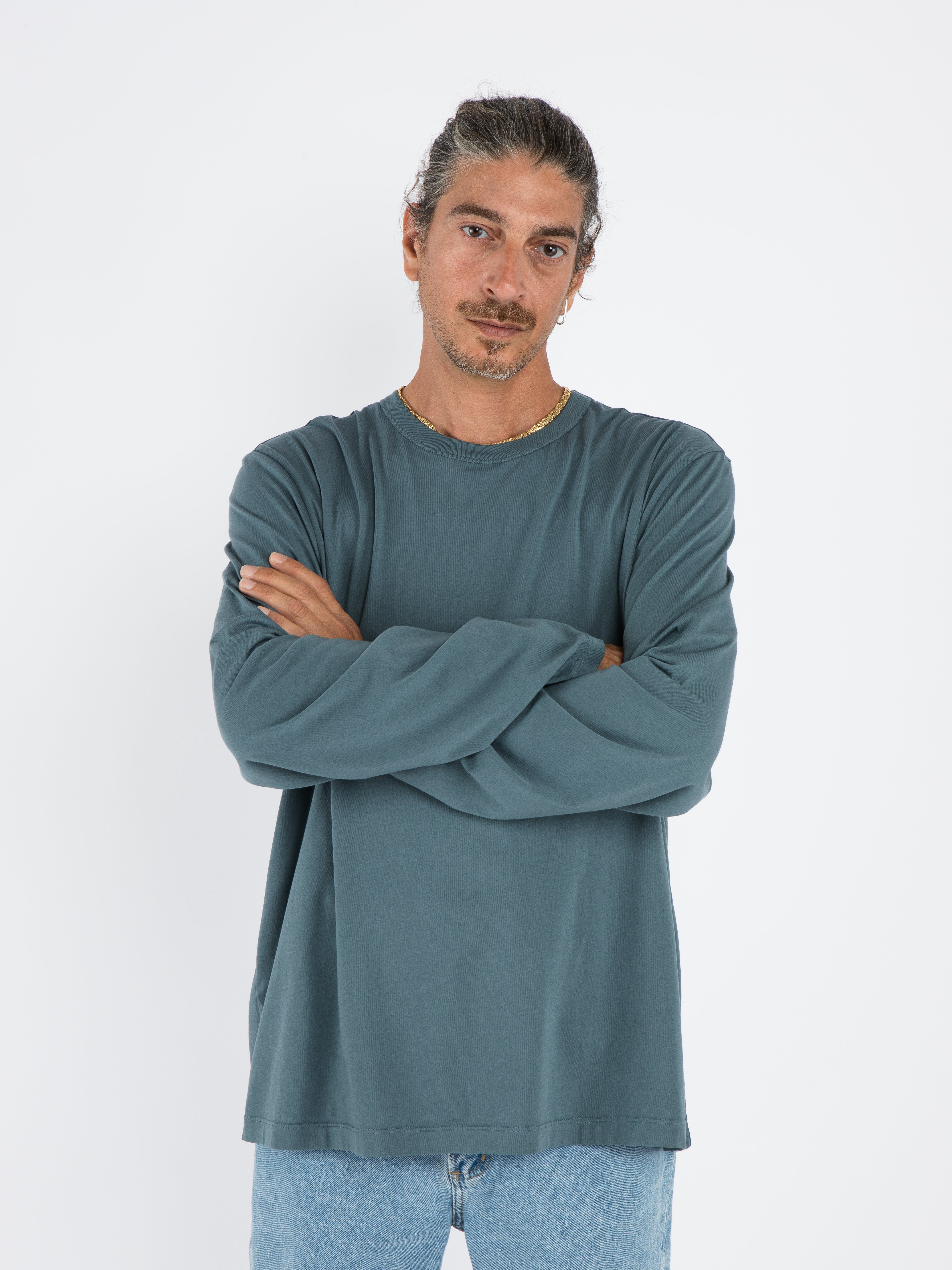 rowland long sleeve crew neck top FLAG