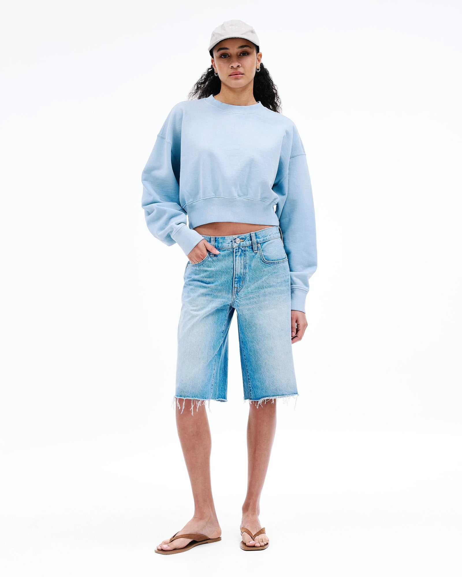 Mica short shes the one BLUE