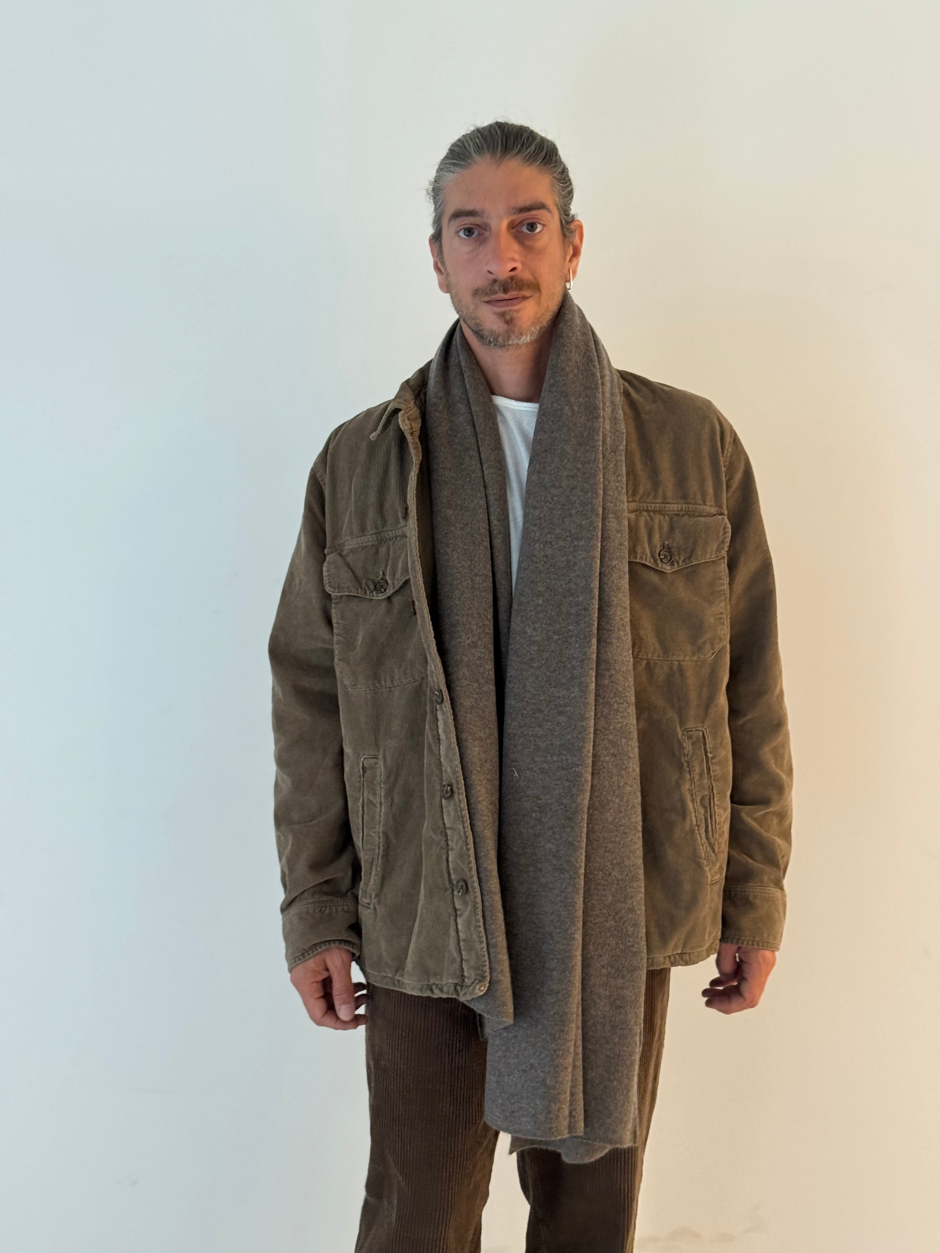 Cashmere scarf MUSHROOM