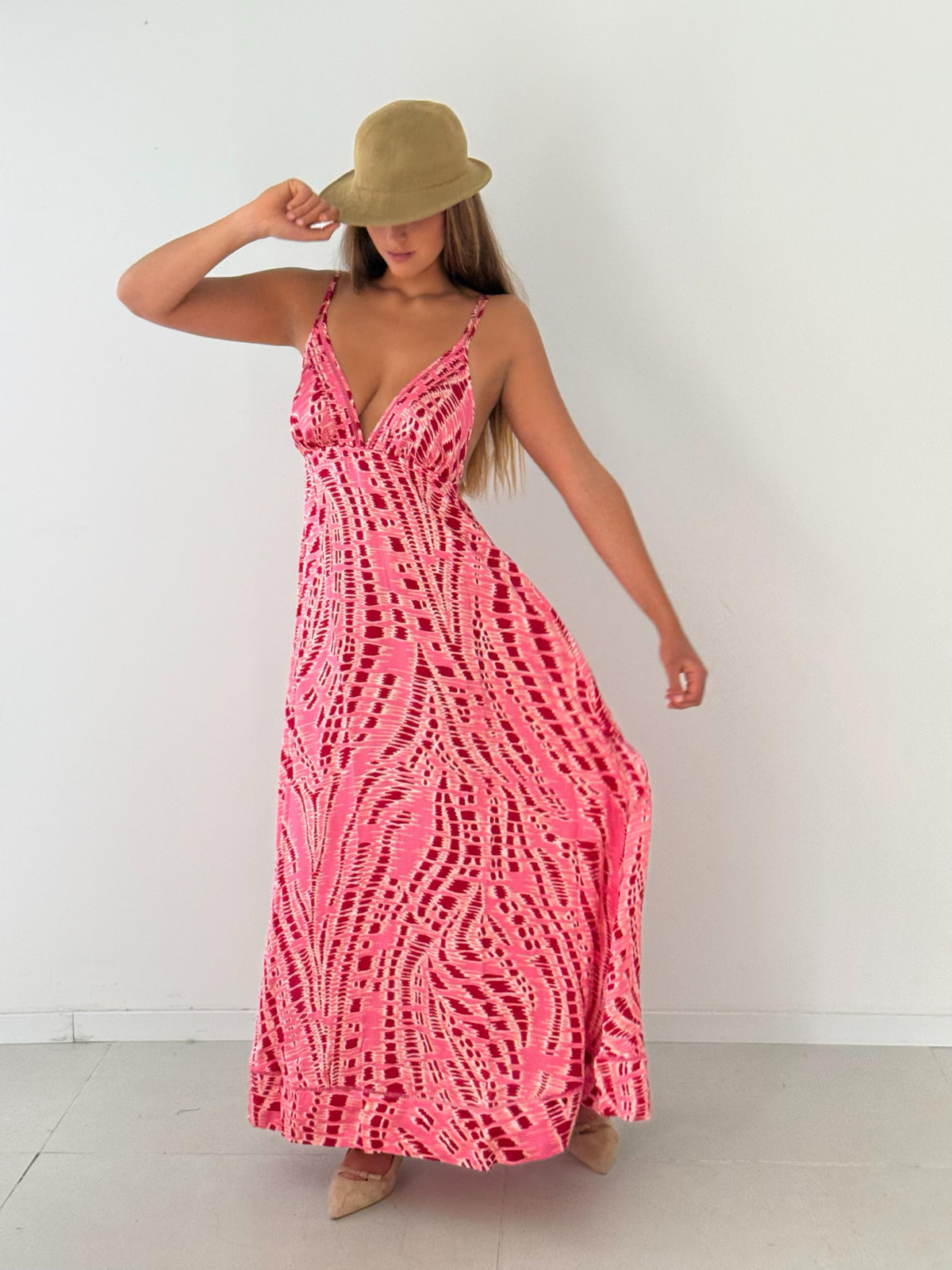 Long dress Cassandra PINK KALINA