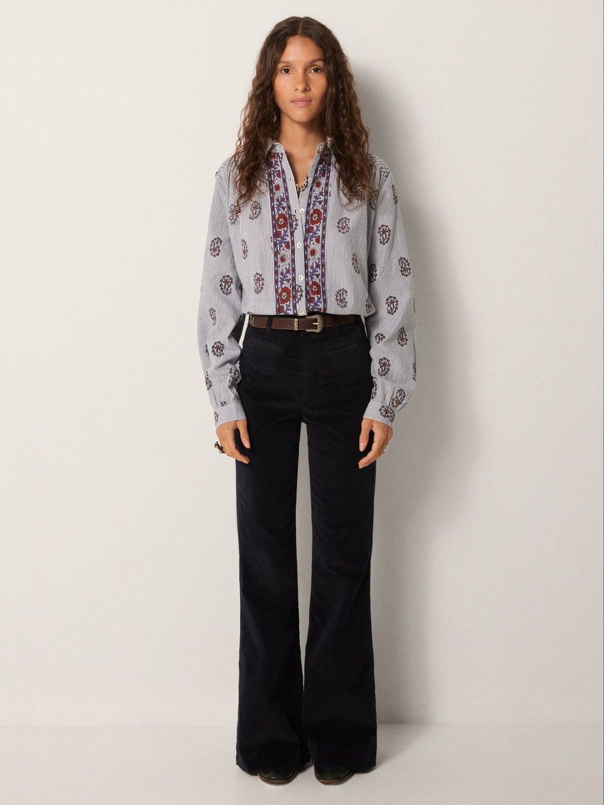 Blouse rustic groove sophie STRIPED MEADOW