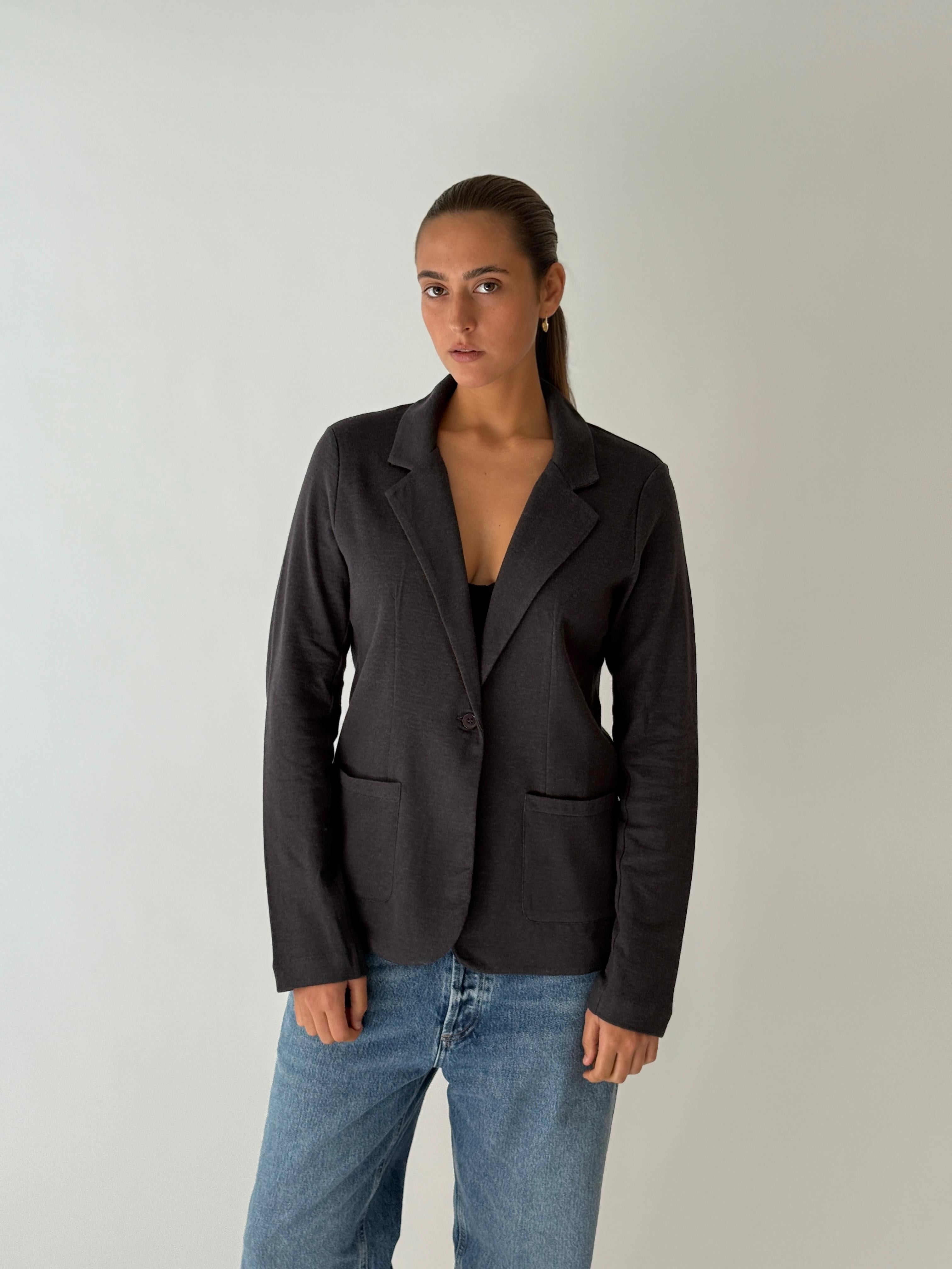 Blazer 1 bttn BLACK/GREY CHIN