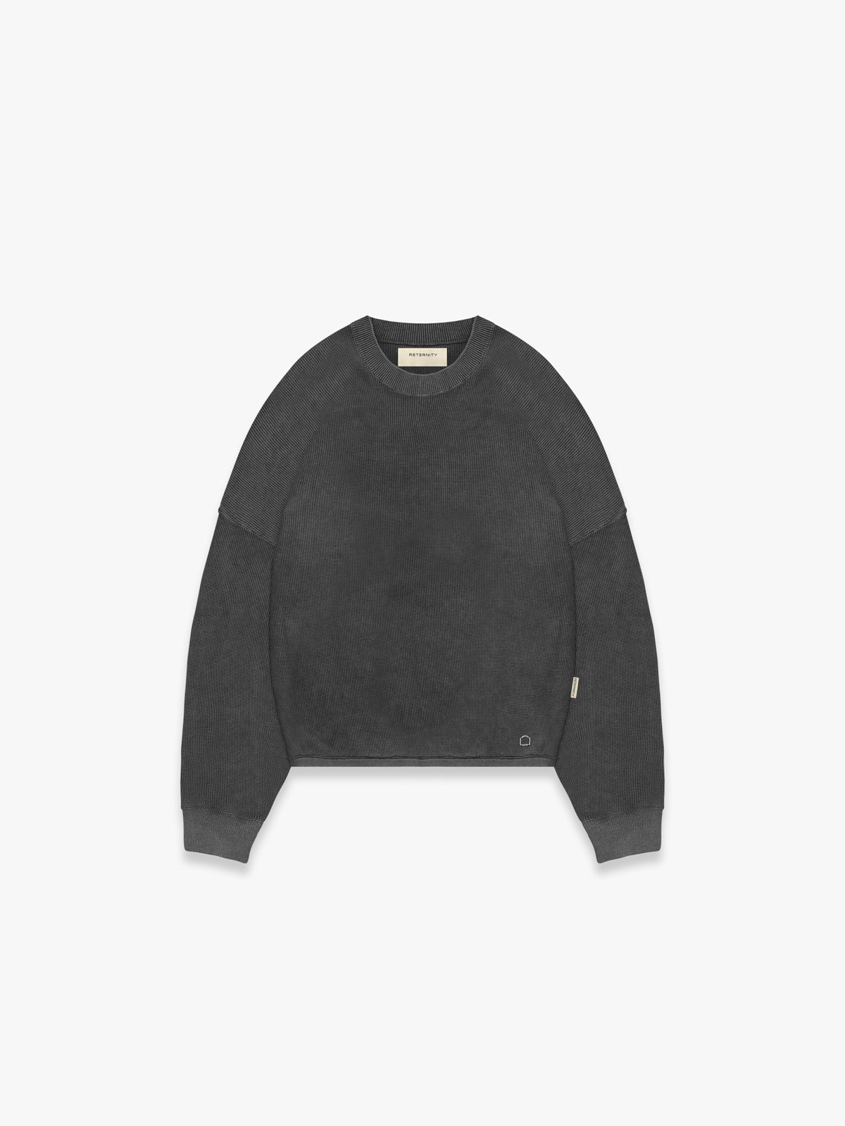Atelier knit sweater WASHED BLACK