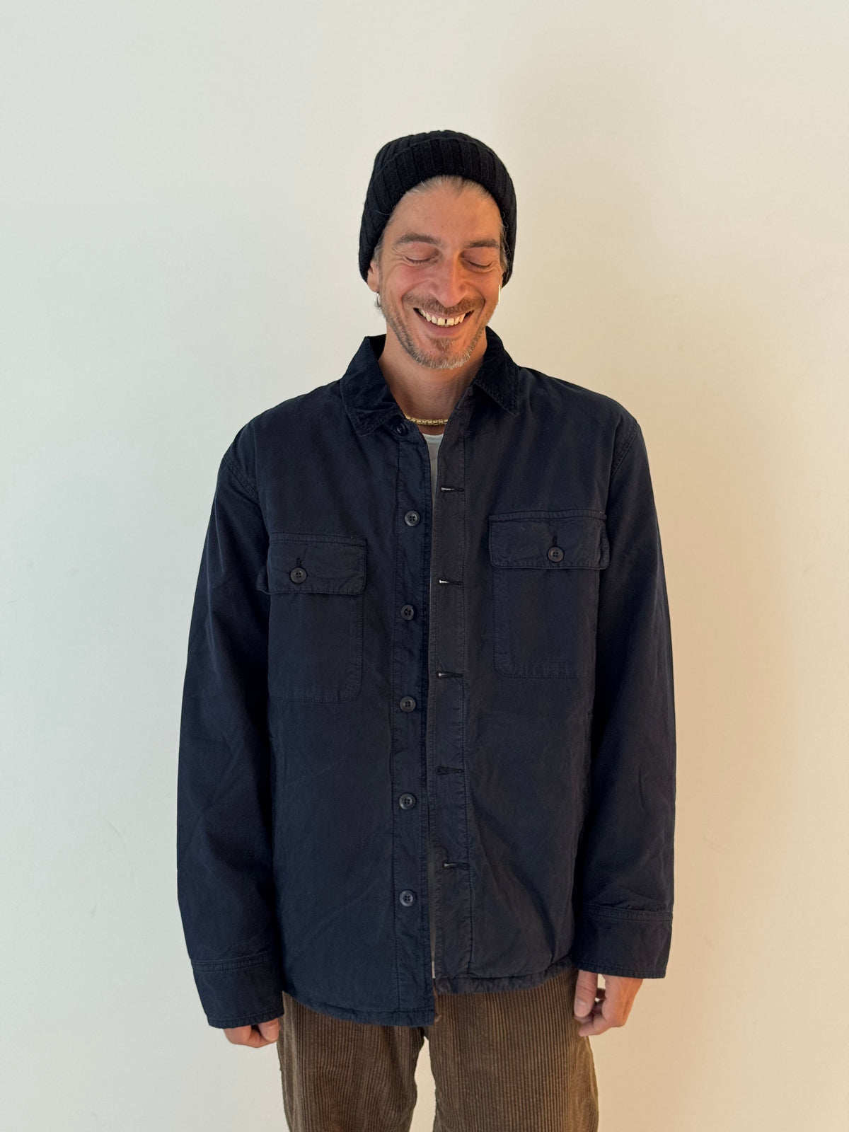 Woven shirt NAVY