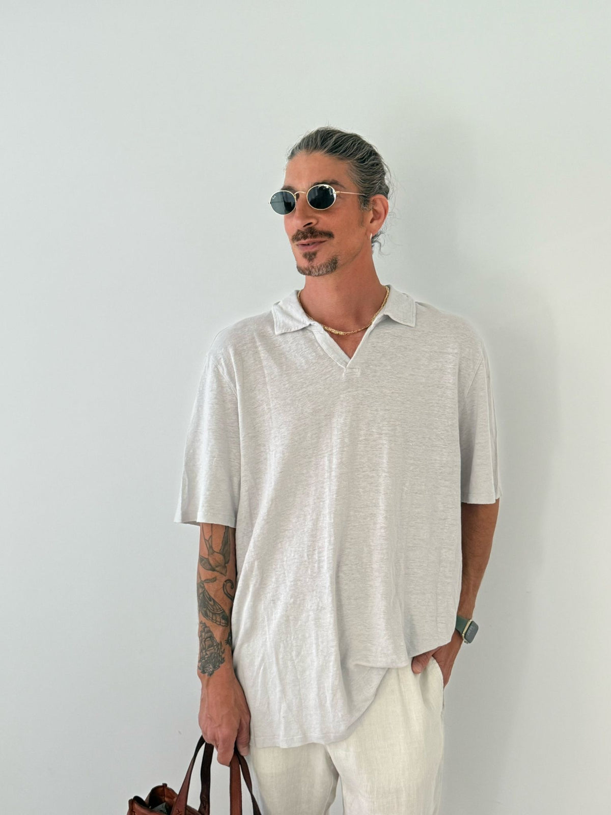 Short slv polo PEARL