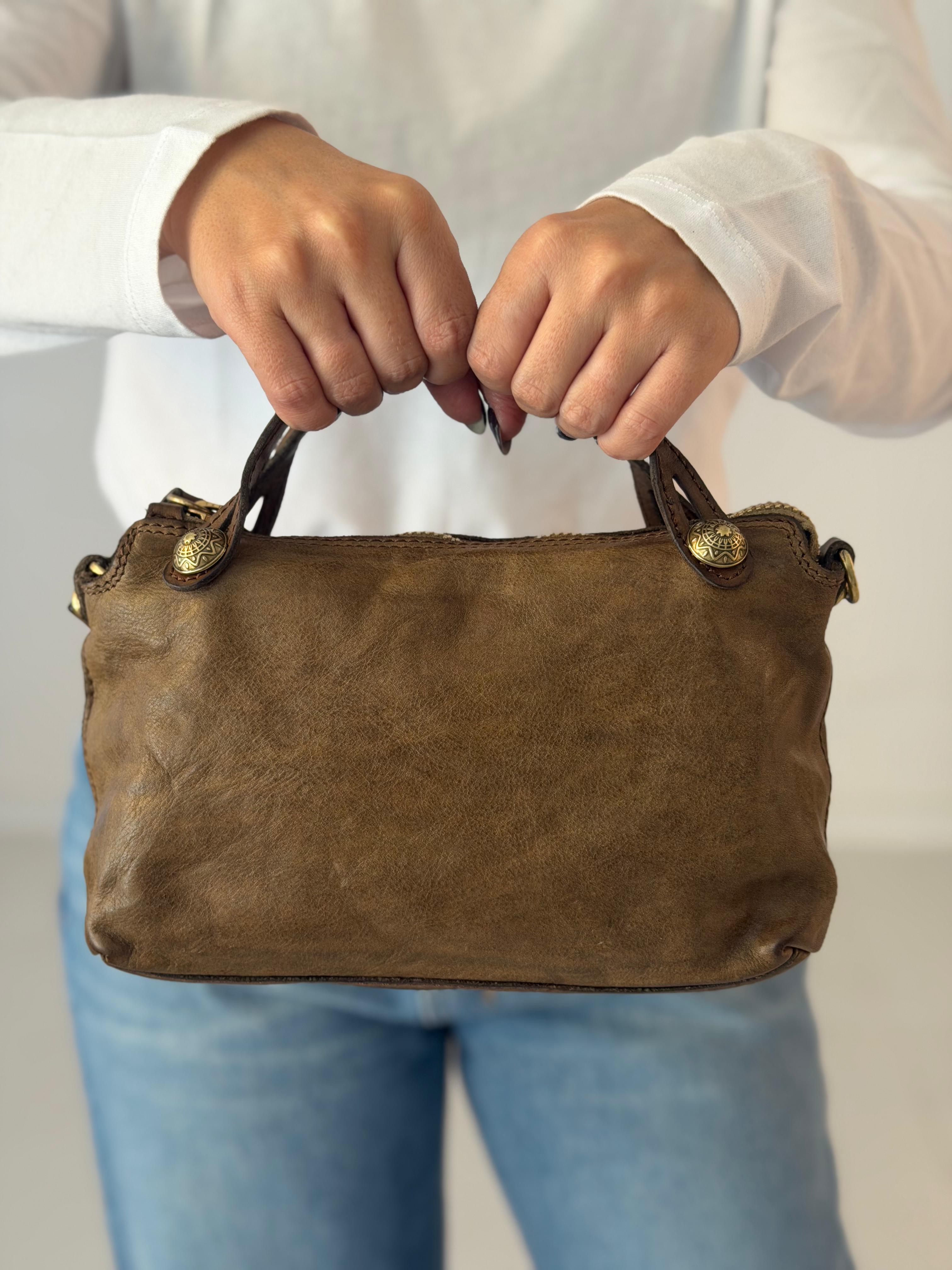 Mlissa shopping bag cow MILITARY