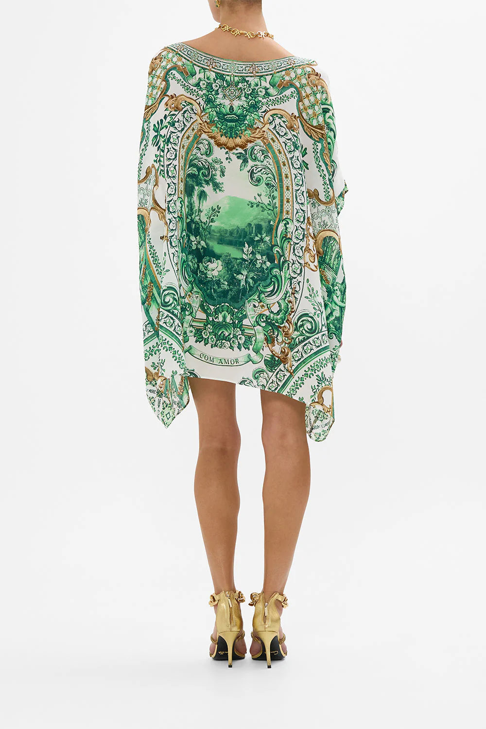 Short round neck kaftan CORRIDOR OF CAL