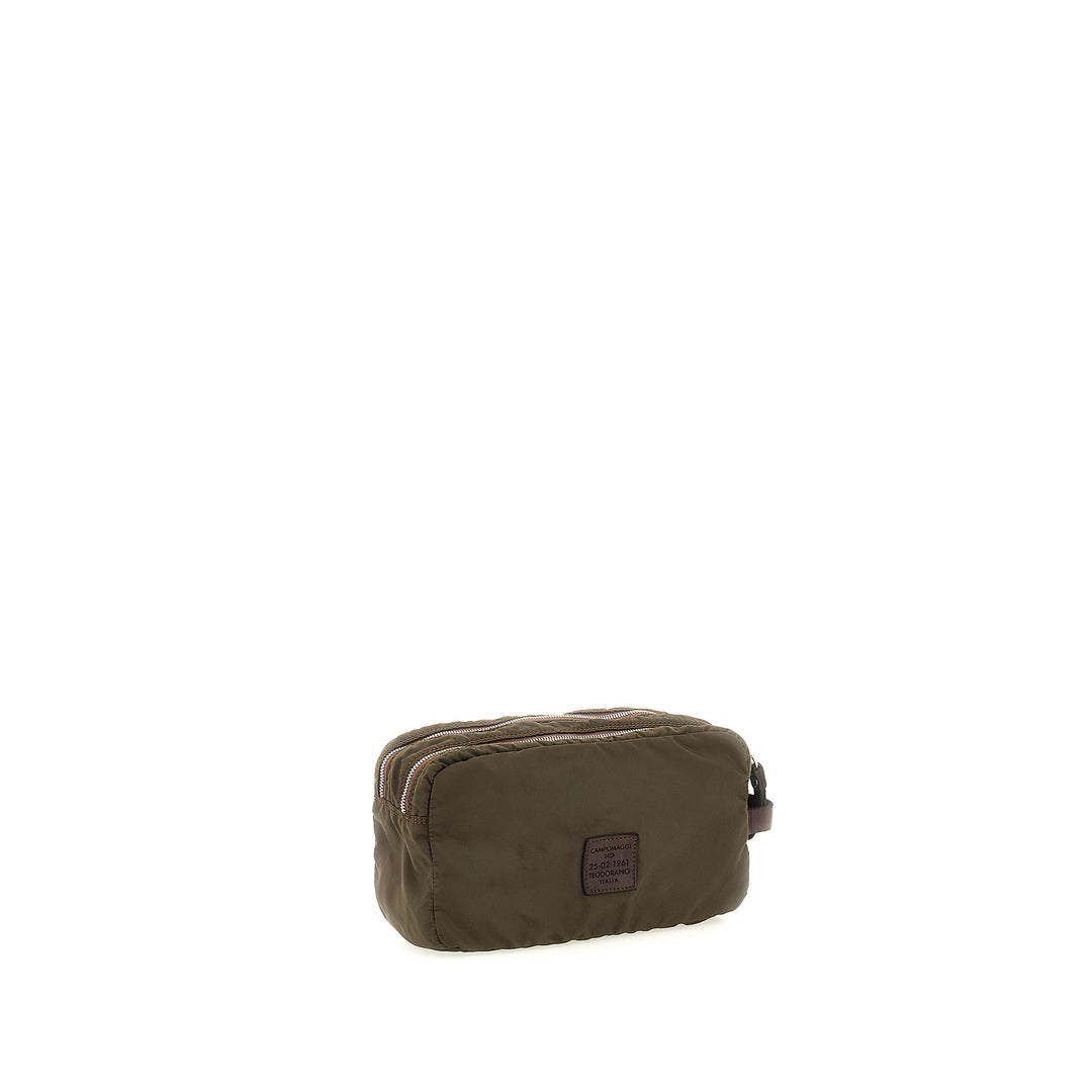 rosa beauty nylon+cow+print MILITARY+BROWN