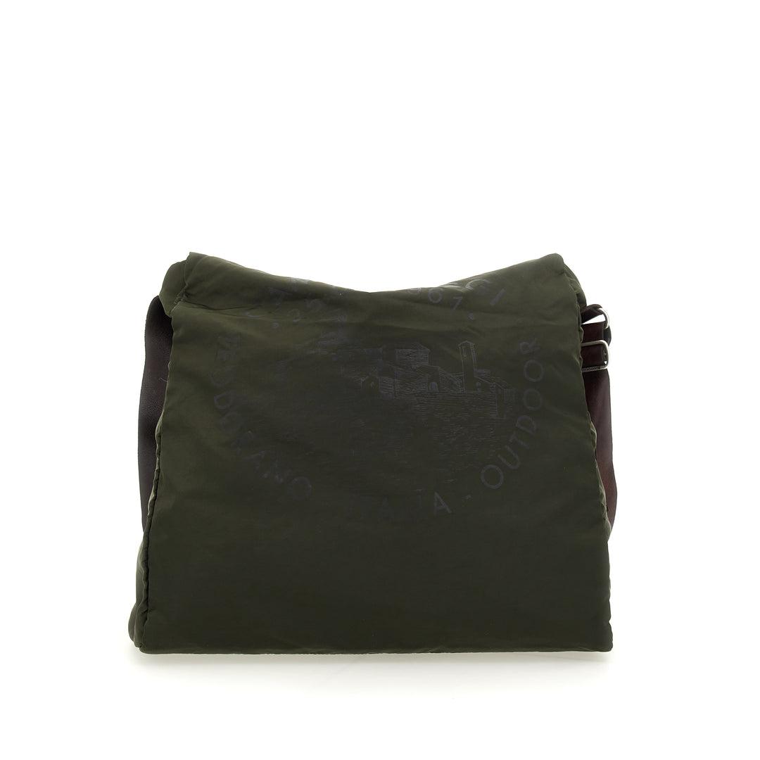 marmora weekend bag nylon+cow+print MILITARY+BROWN