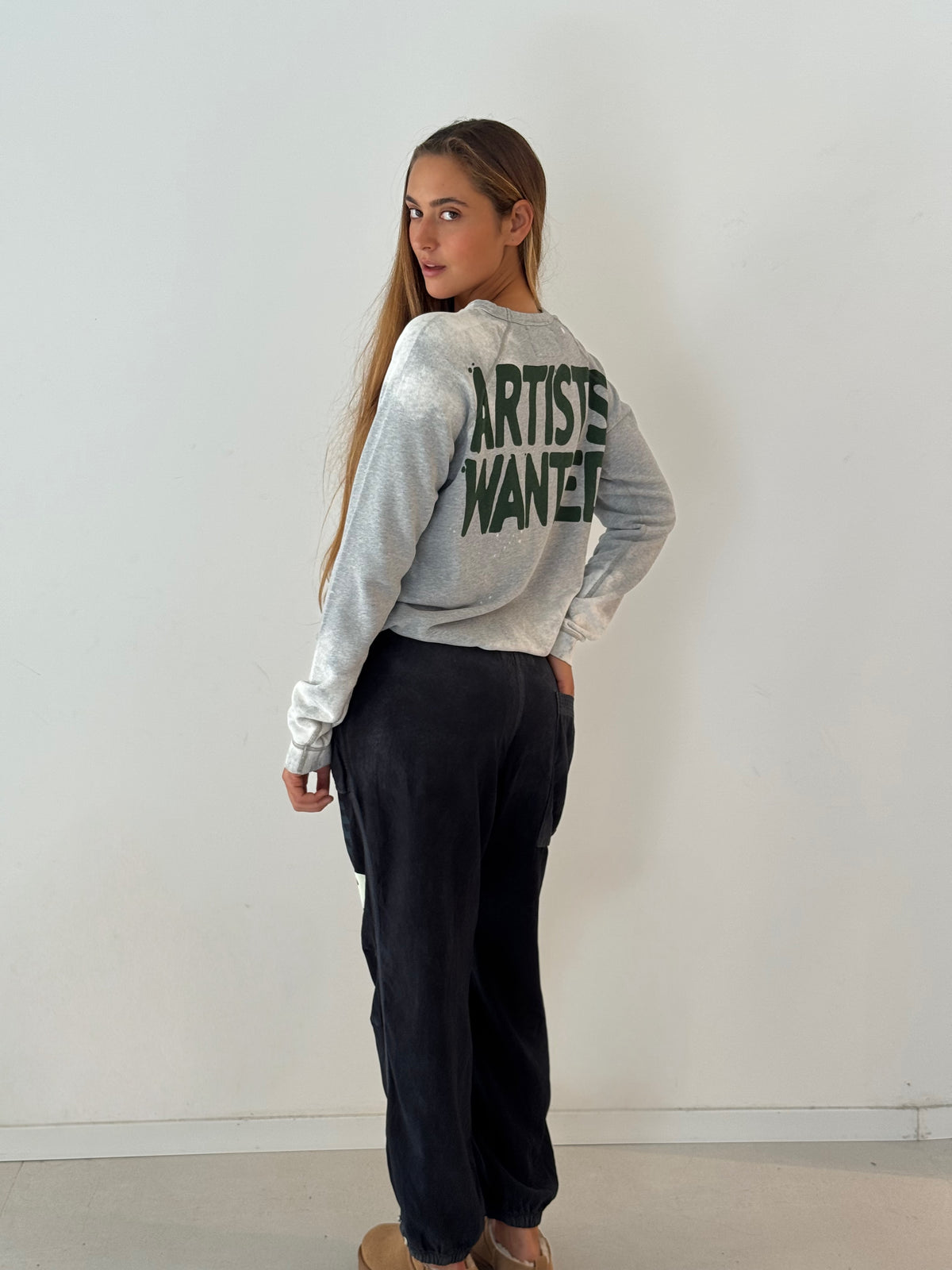 Flap/snap satin airjump pant SUPERBLACK