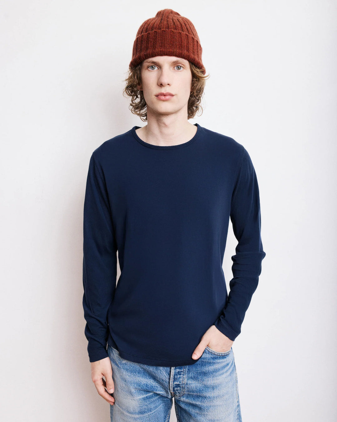 Light crew LS T-shirt NAVY