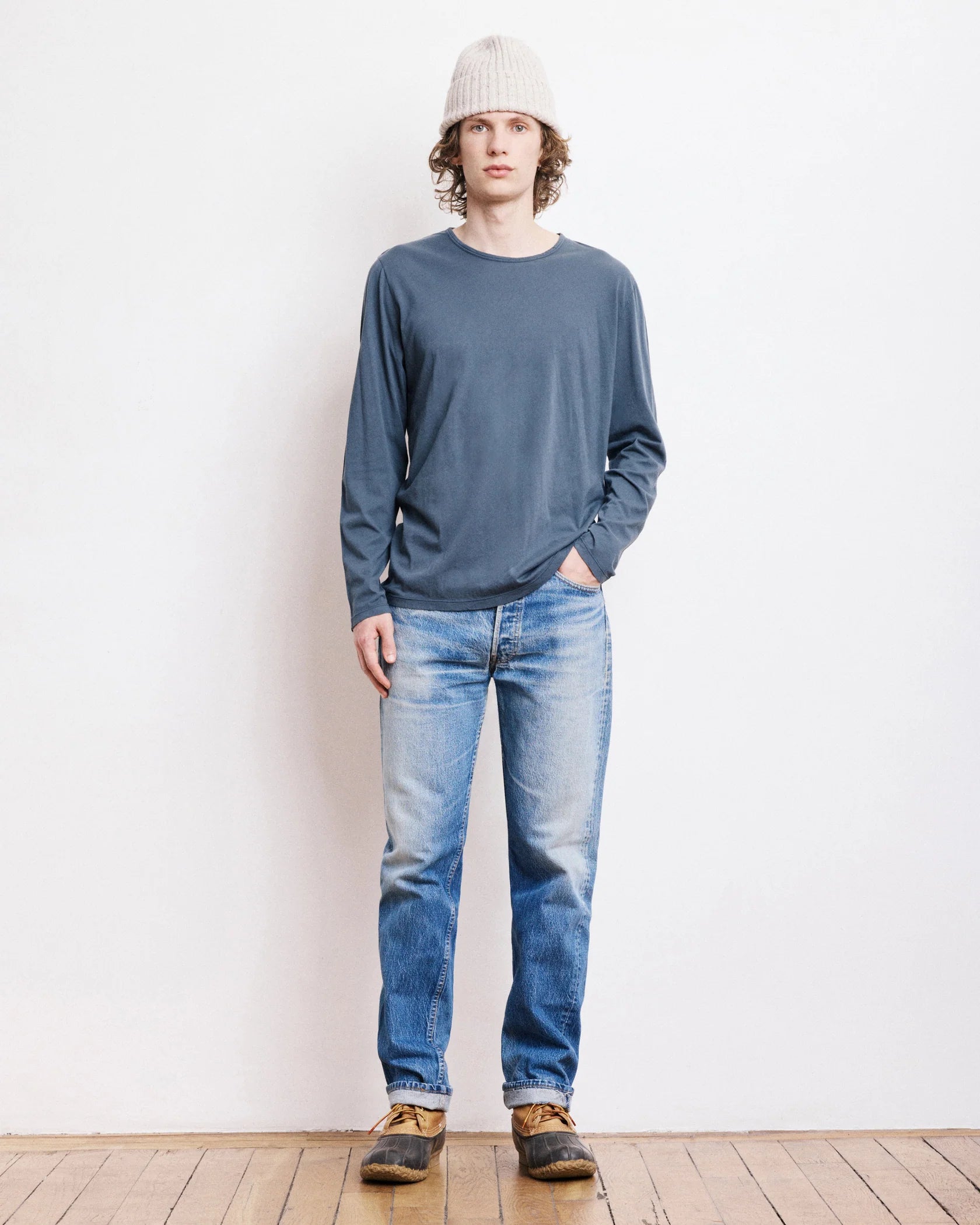 Light crew LS T-shirt THUNDER