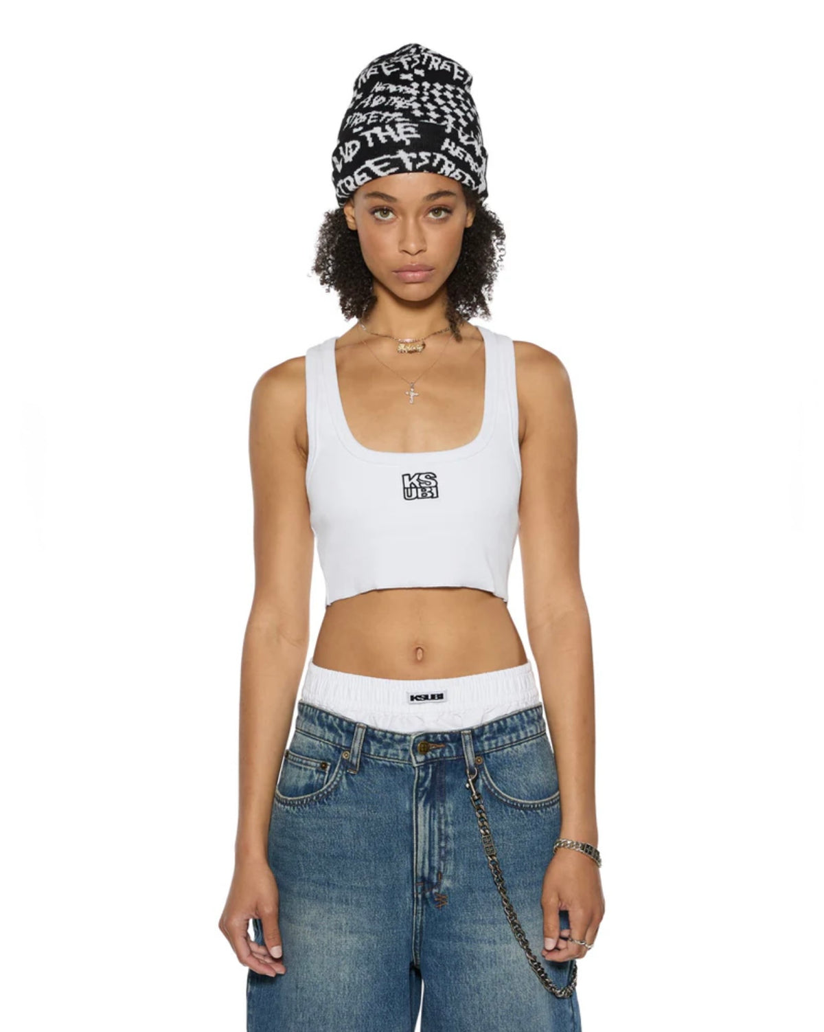 Stacked origin tank WHITE