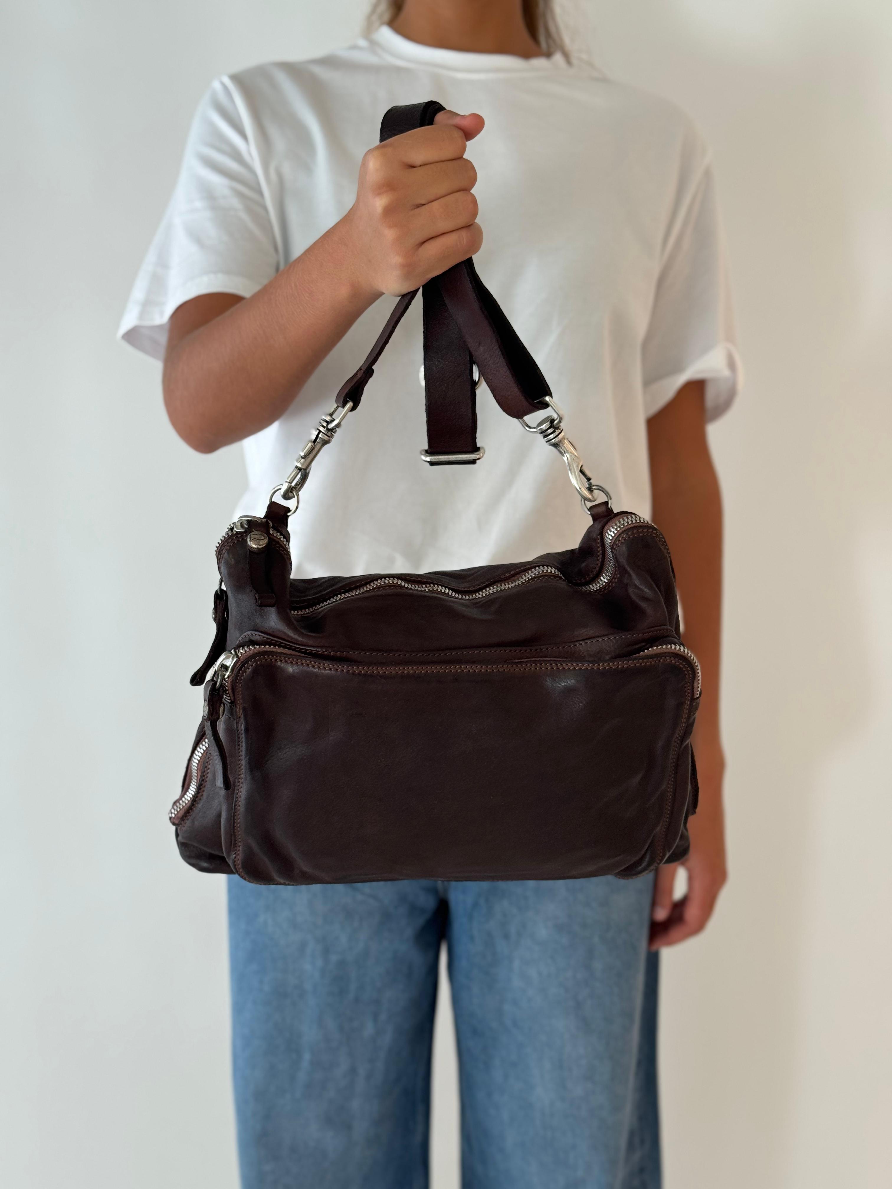 Pioppo- document holder BROWN