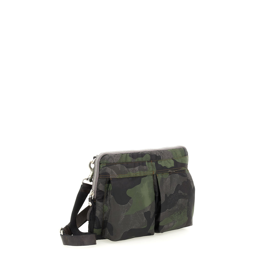 sanford briefcases nylon+cow CAMO GREY