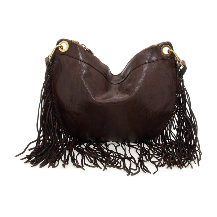 Fabiola shoulder bag small BROWN