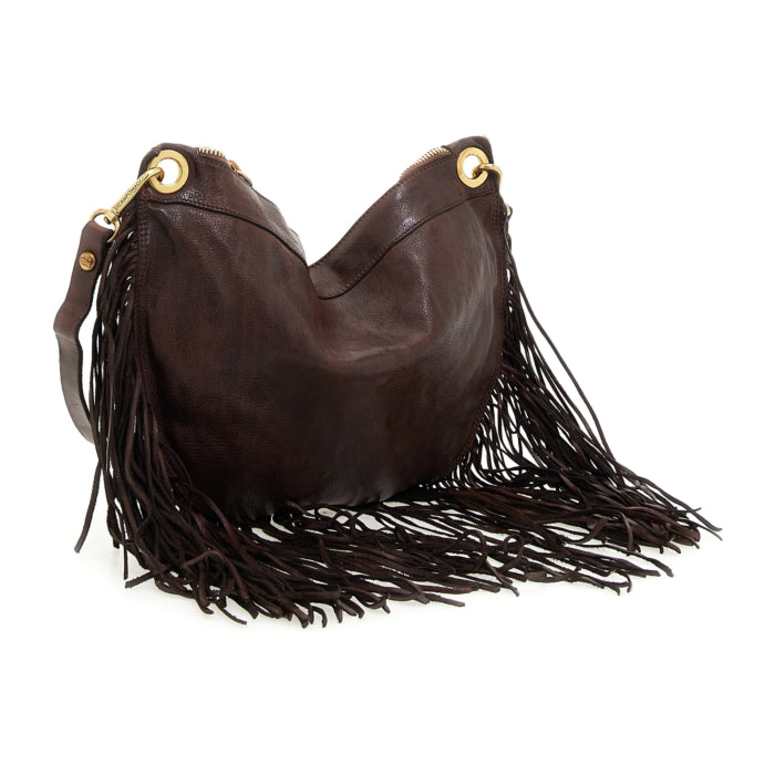 Fabiola shoulder bag small BROWN