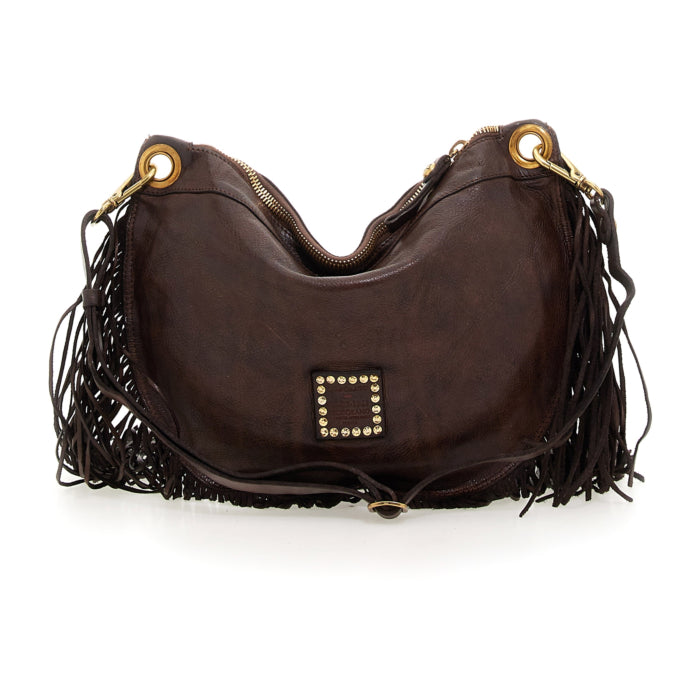 Fabiola shoulder bag small BROWN