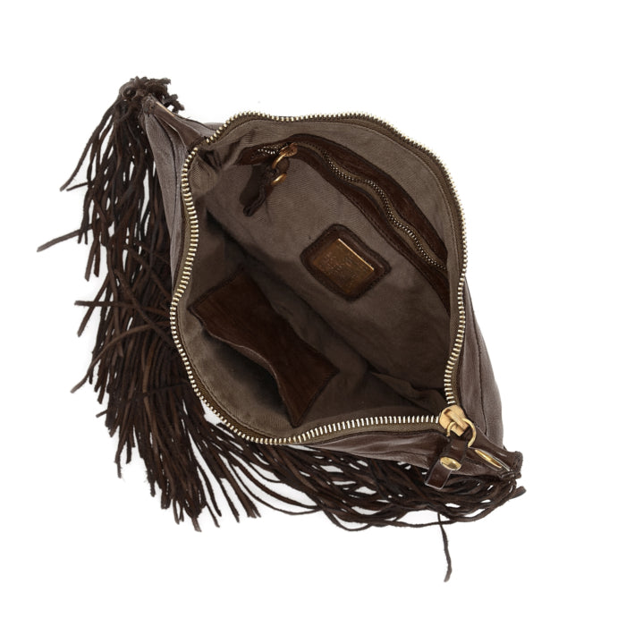 Fabiola shoulder bag small BROWN