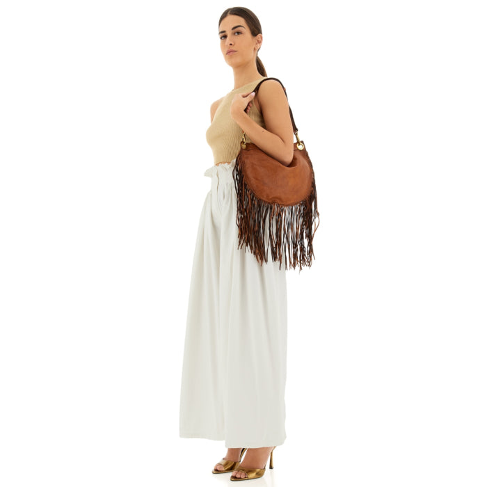 Fabiola shoulder bag small COGNAC