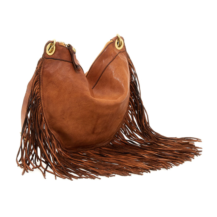Fabiola shoulder bag small COGNAC