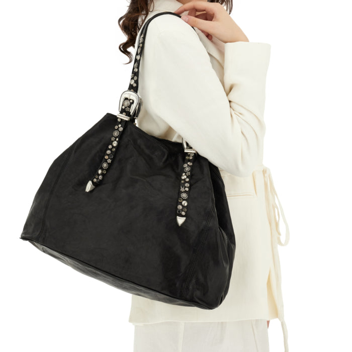 Lidia shopping bag BLACK
