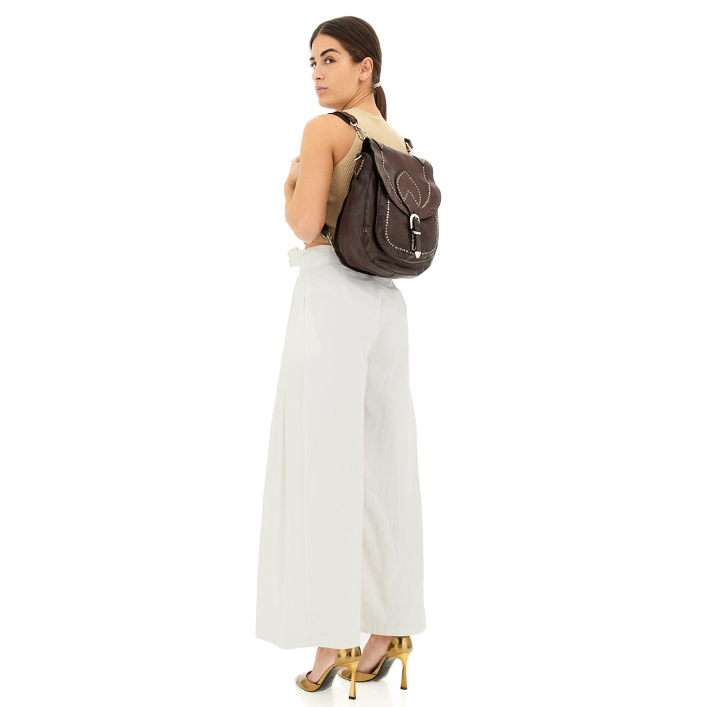 Olivia backpack/shoulder bag BROWN