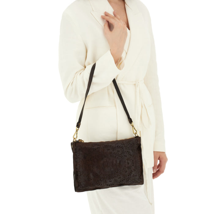 Eva pochette laser BROWN