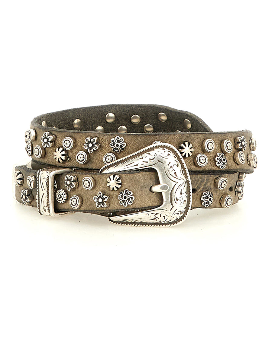 Belt+flower studs ICE