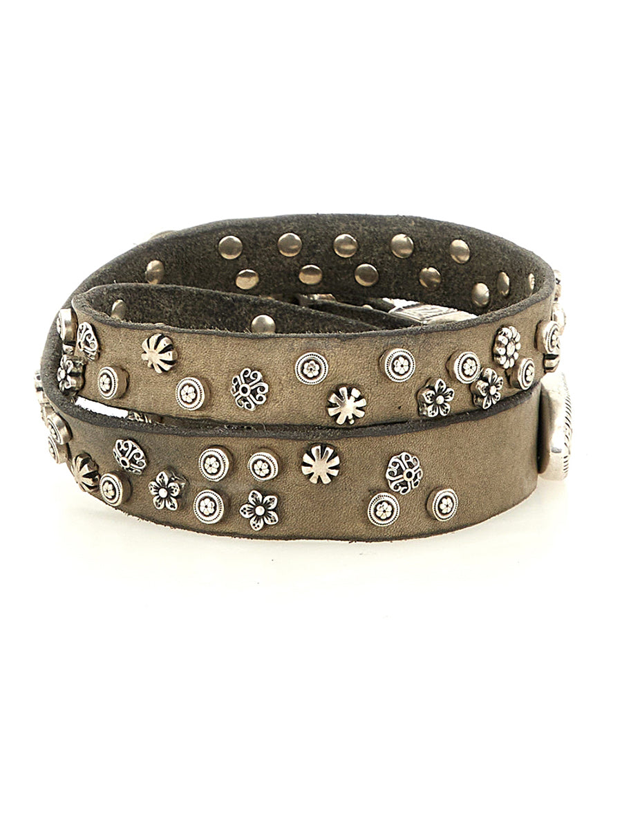 Belt+flower studs ICE