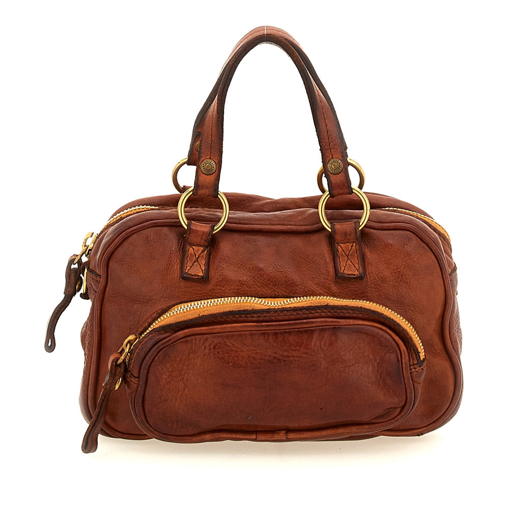 Bowling bag COGNAC