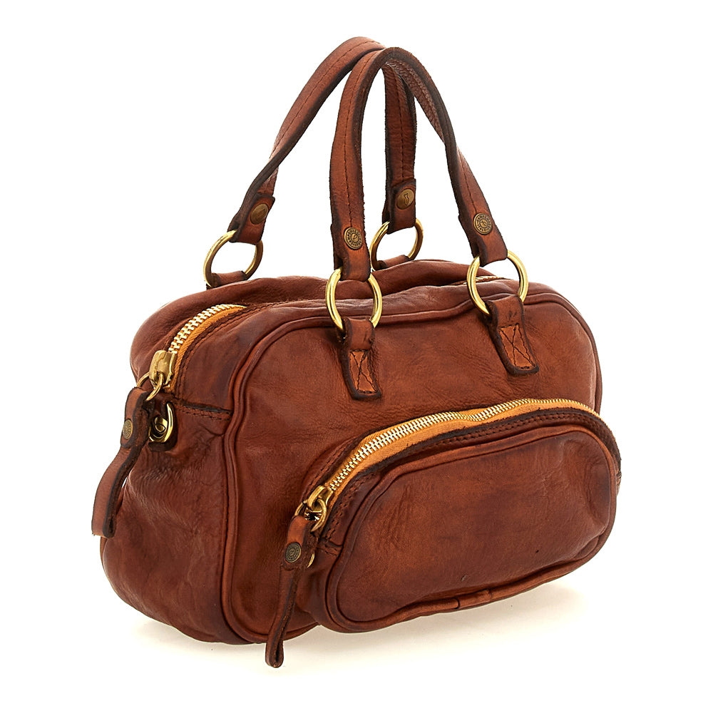 Bowling bag COGNAC