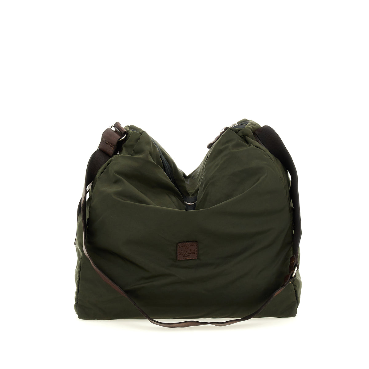 marmora weekend bag nylon+cow+print MILITARY+BROWN