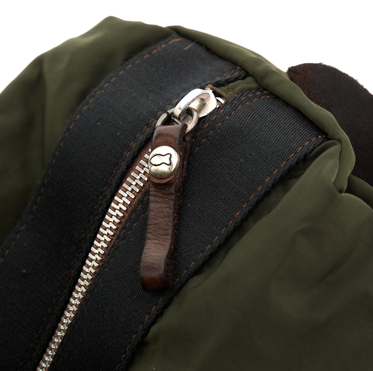 marmora weekend bag nylon+cow+print MILITARY+BROWN