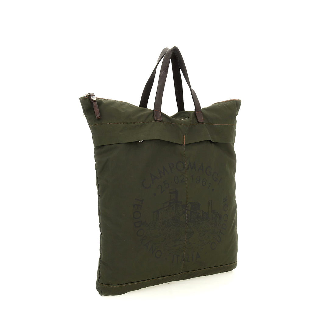 marmolada shopping nylon+cow MILITARY+BROWN