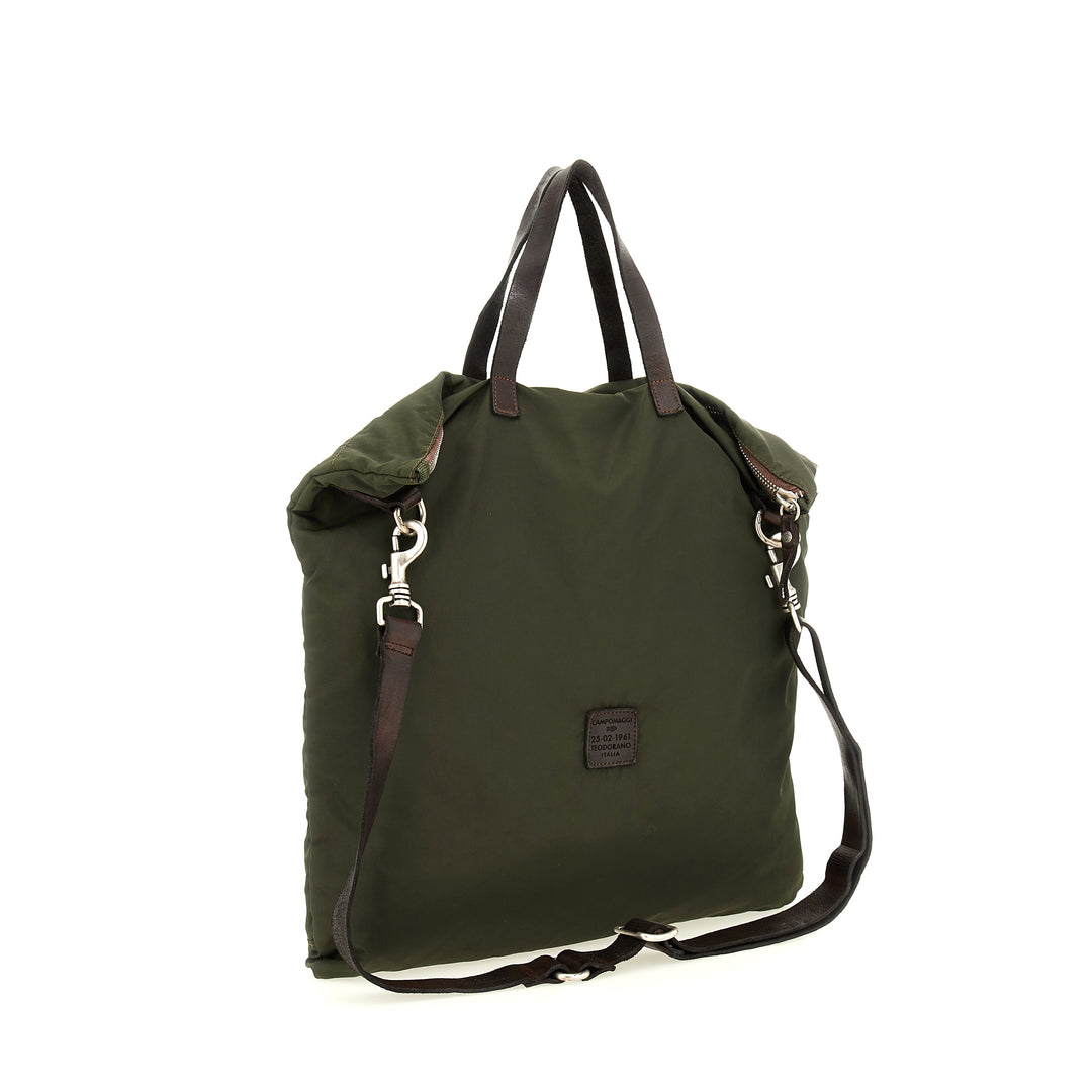marmolada shopping nylon+cow MILITARY+BROWN