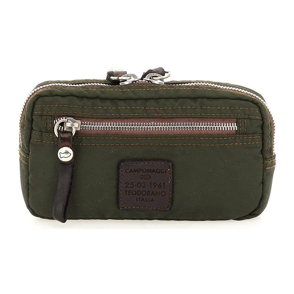 foraker beauty nylon+cow+print MILITARY+BROWN