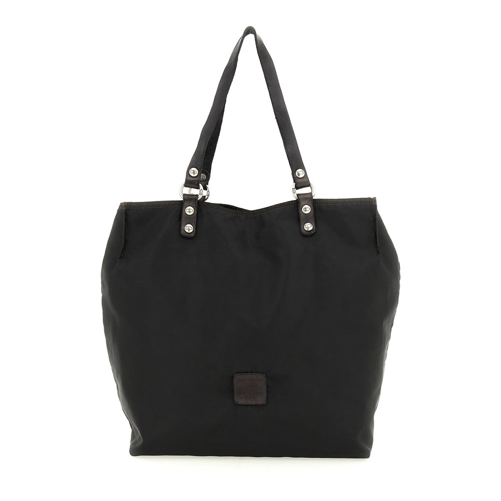 blackburn shopping nylon+cow BLACK +D. GREY