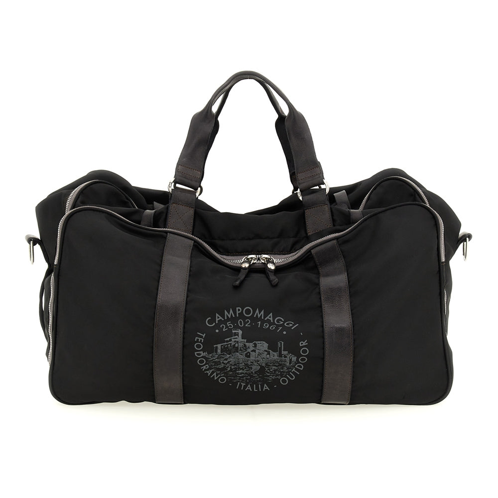 gran sasso weekend bag nylon BLACK +D. GREY