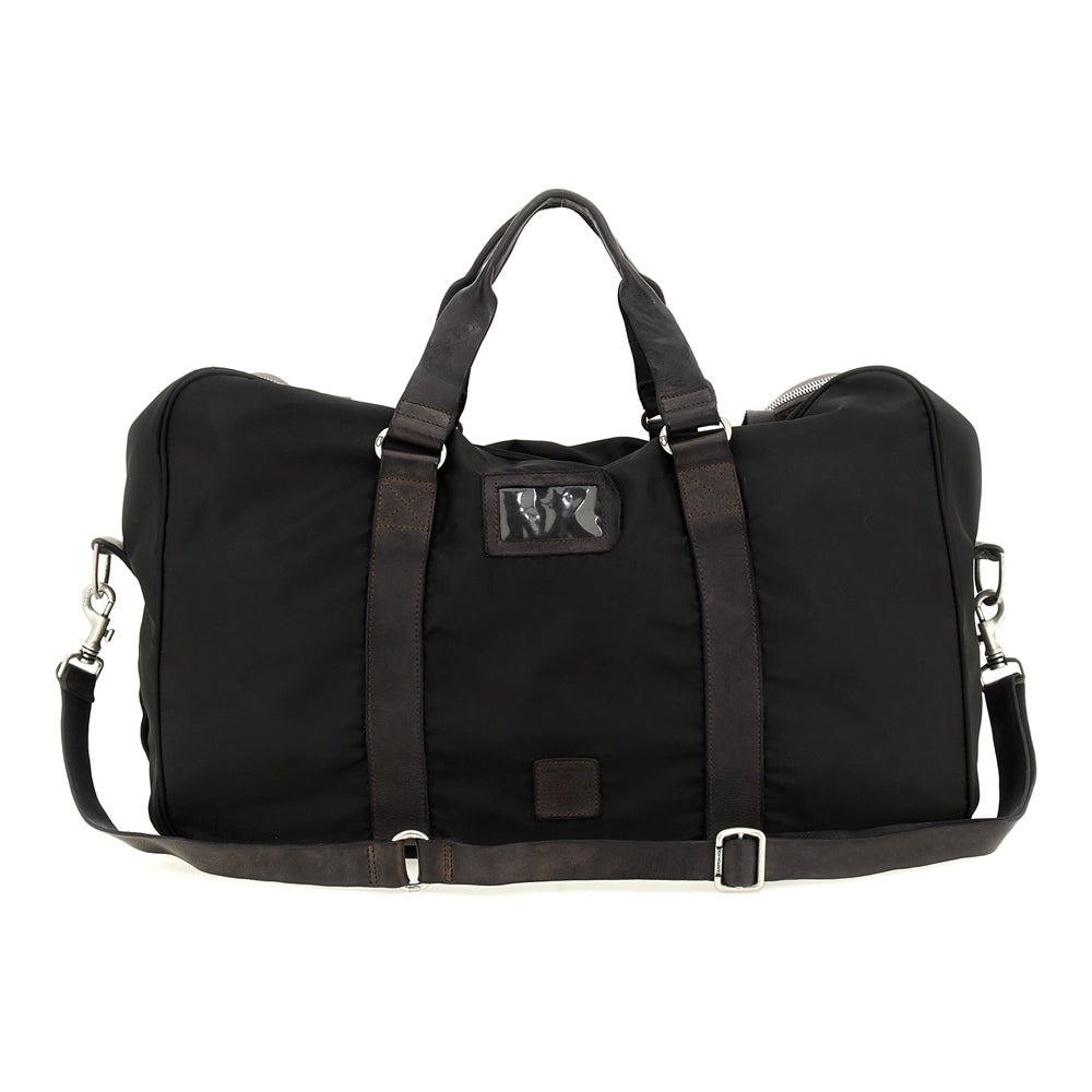 gran sasso weekend bag nylon BLACK +D. GREY
