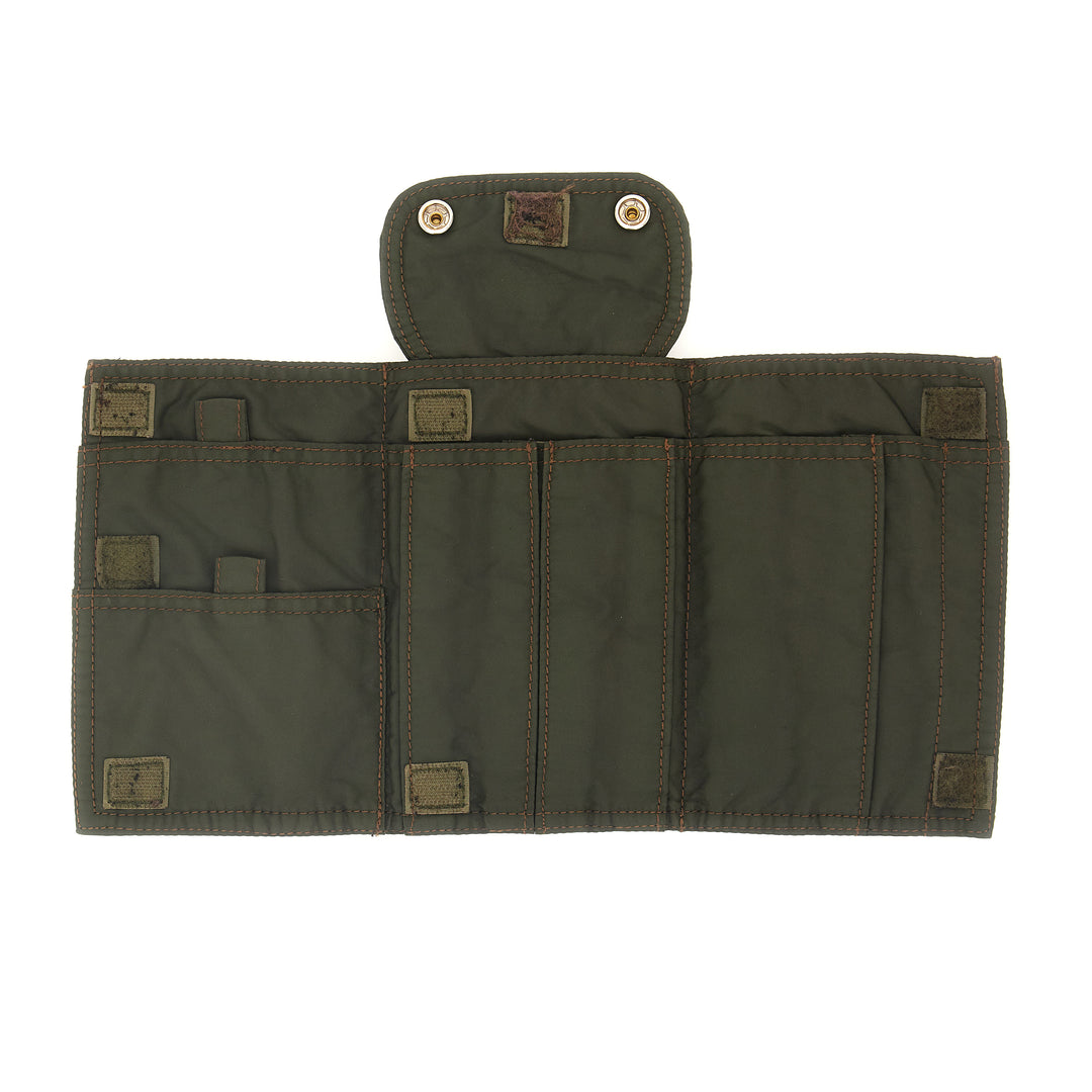 bermina phone holder nylon+cow MILITARY+BROWN