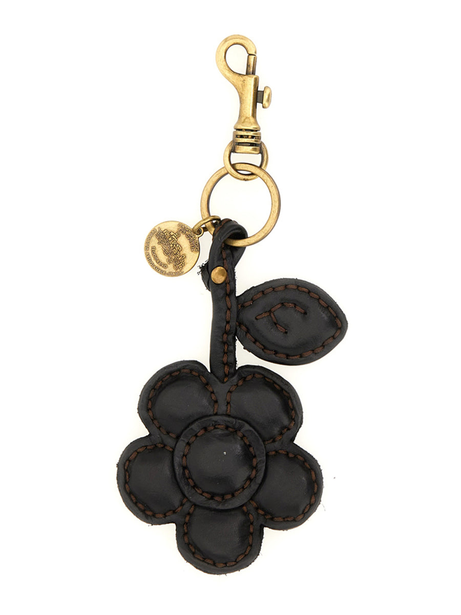Key Holder flower BLACK