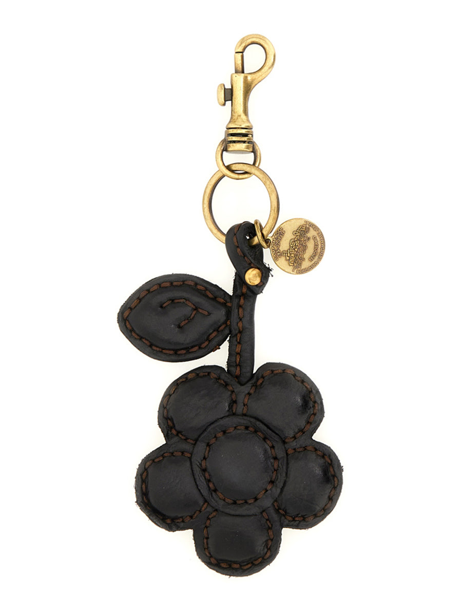 Key Holder flower BLACK