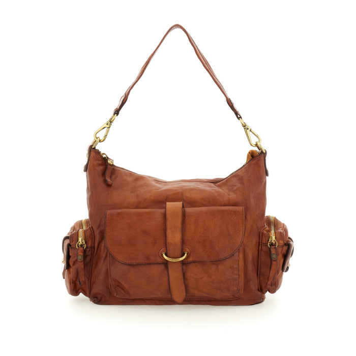 Elda shoulder bag COGNAC