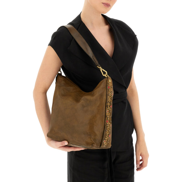 Nunzia shoulder bag MILITARY