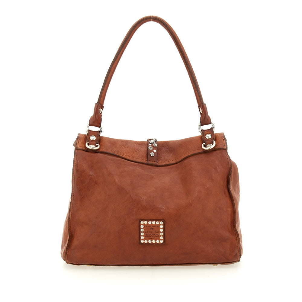 Emilia shoulder bag COGNAC
